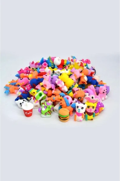 Silikon Kalem Başlığı Kalem Süsü 120 Adet - Resim 4