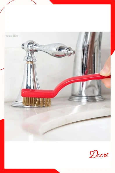 3 Adet Ocak Fırın Mangal Izgara Airfryer Temizliği Tel Pas Sökme Fırçası 3lü Yağ Temizleme Fırçası - Resim 5