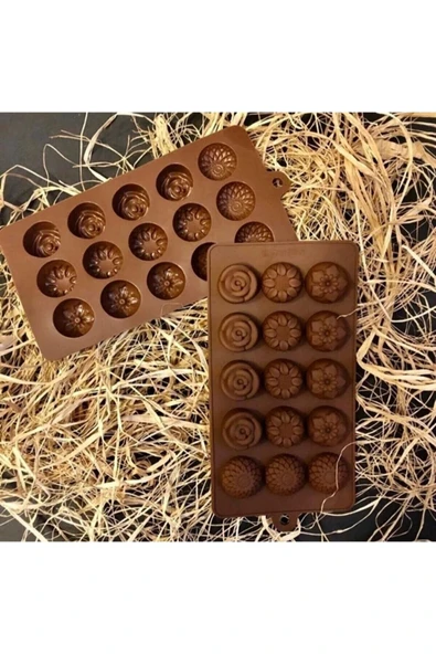 Evcilimshop 15 Li Silikon Çikolata Kalıbı ürün görseli