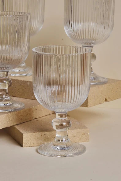 Cam Imola 4'lü Kadeh Takımı 260 ml 250 - 499 ml 4 Parça Kırmızı Şarap Kadehi - Resim 2