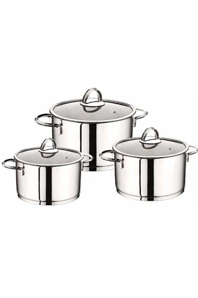 Anna Silver 6 Parçe Çelik Tencere Seti ürün görseli