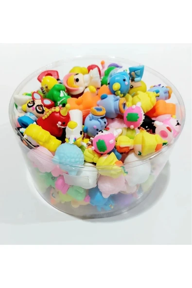 Silikon Kalem Başlığı Kalem Süsü 120 Adet - Resim 2