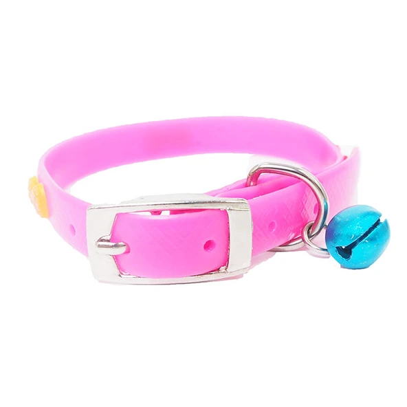 Çıngıraklı Silikon Kedi Köpek Tasması - 1