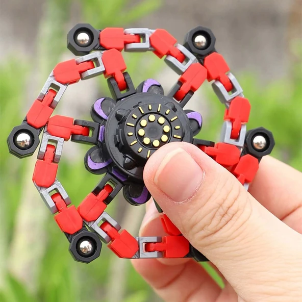 Robota Dönüşen Kırmızı Stres Çarkı - 2
