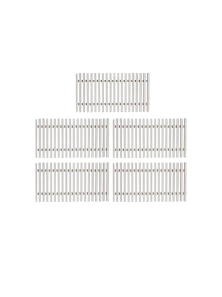 Sinada Havuz Savak Kanal Izgarası Plastik 20 cm Çift Geçme (5 metre)-ToptancıyızBiz ürün görseli