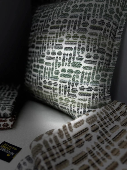 NİVEMESHOME KIRLENT KILIFI 45X45 LİSA 02 YEŞİL - Resim 5