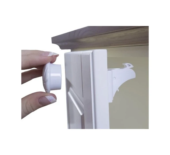 Agubugu Baby - Manyetik Gizli Dolap Kilidi - 2 Adet Çok Renkli