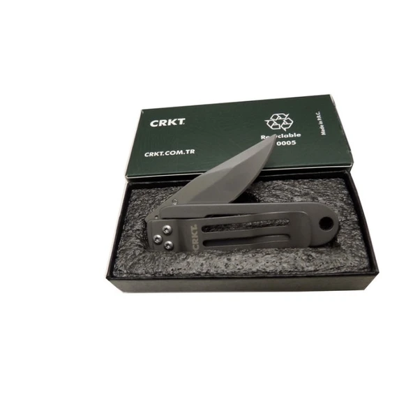 Crkt Mini Titanyum Düz Çakı Marka:CRKT Ürün Kodu: 5500TD 14,5 CM - Resim 3