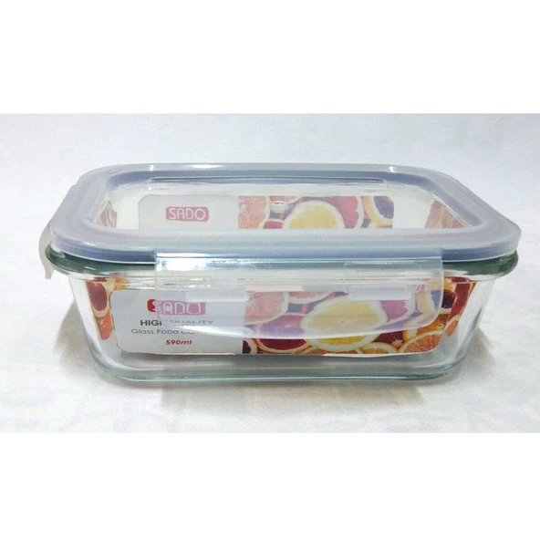 SADO KTW1388-2 Orta Boy Vakumlu Saklama Kabı - 590 ml