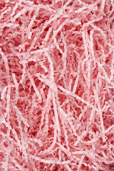Kırpık Kırpıntı Z Zigzag Pelur Kırpıntı Kağıt 100 Gr Pembe Renk Süs Dolgu Malzemesi Paper ürün görseli 1