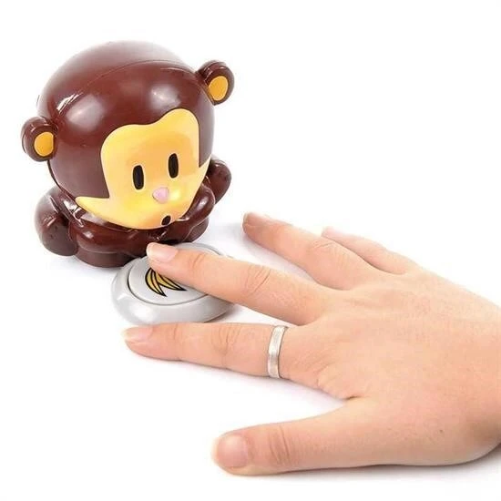 Maymun Figürlü Hava Üfleyen Pratik  Kolay Hızlı Oje Kurutucu - Resim 8