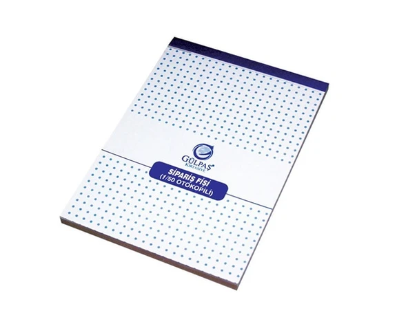 Sipariş Fişi Otokopili 1/50 Küçük 12X16 - 6 adet ürün görseli 1