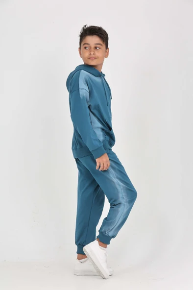 Toontoy Erkek Çocuk Saturday Baskılı Eşofman Takım - 9