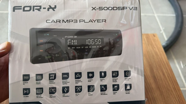 FOR-X 500DSP V2 CAR MP3 PLAYER - Resim 2