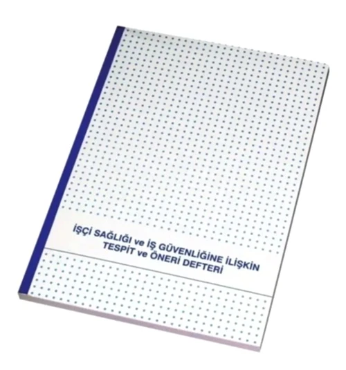 Gülpaş İş Sağlığı Ve İş Güvenliğine İlişkin Tespit Ve Öneri Defteri Karton Kapak ürün görseli 1