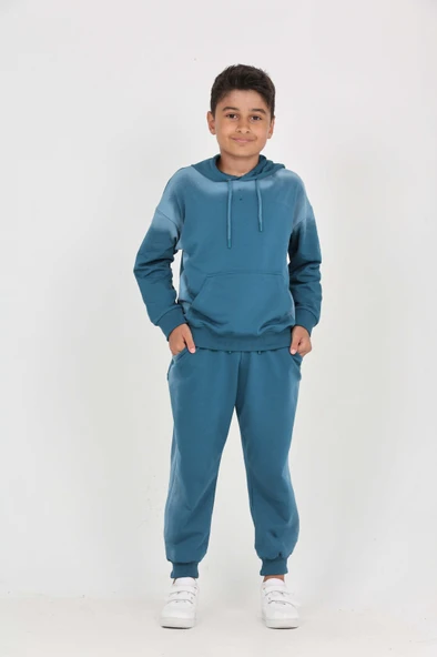 Toontoy Erkek Çocuk Saturday Baskılı Eşofman Takım - 11