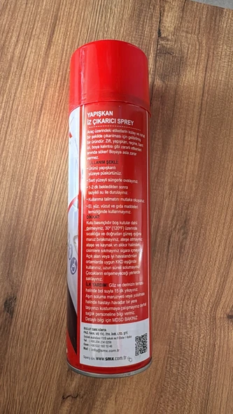 SMX YAPIŞKAN İZ ÇIKARICI SPREY - Resim 2