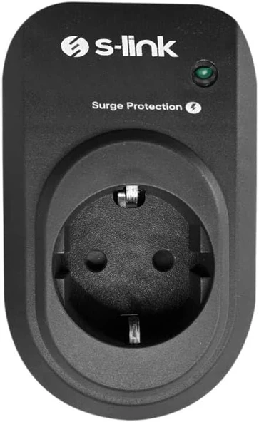 S-link SL-06 16A 3500W 450 Joule Akım Korumalı Tekli Priz - 1