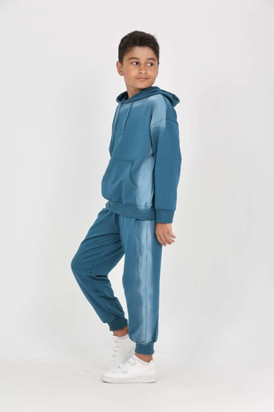 Toontoy Erkek Çocuk Saturday Baskılı Eşofman Takım - 10