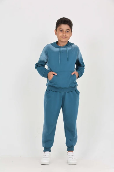 Toontoy Erkek Çocuk Saturday Baskılı Eşofman Takım - 12