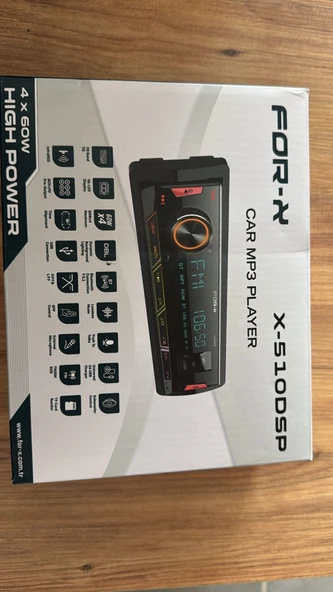 FOR-X 510DSP CAR MP3 PLAYER ürün görseli