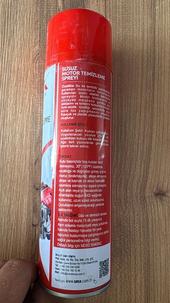 SMX SUSUZ MOTOR TEMİZLEME SPREYİ - Resim 2