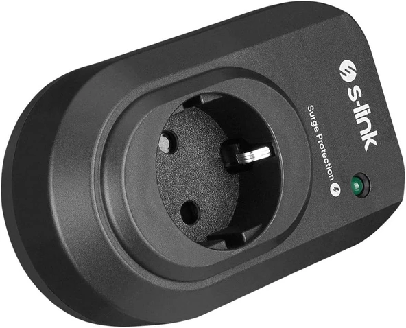 S-link SL-06 16A 3500W 450 Joule Akım Korumalı Tekli Priz - 3