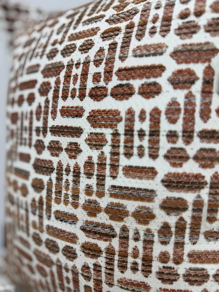 NİVEMESHOME KIRLENT KILIFI 45X45 LİSA 01 KİREMİT - 3