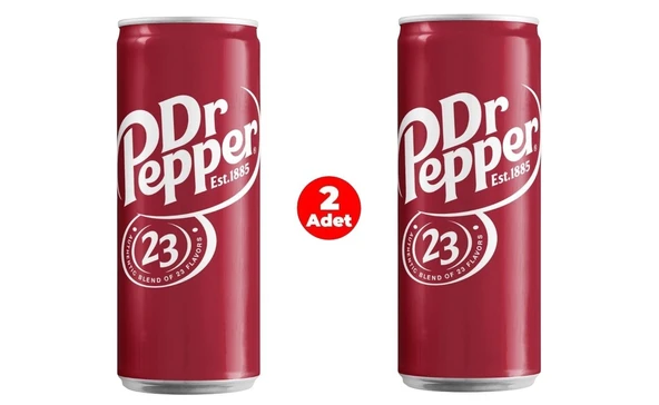 Dr Pepper Original Gazlı İçecek 330 ml x 2 ADET - 1