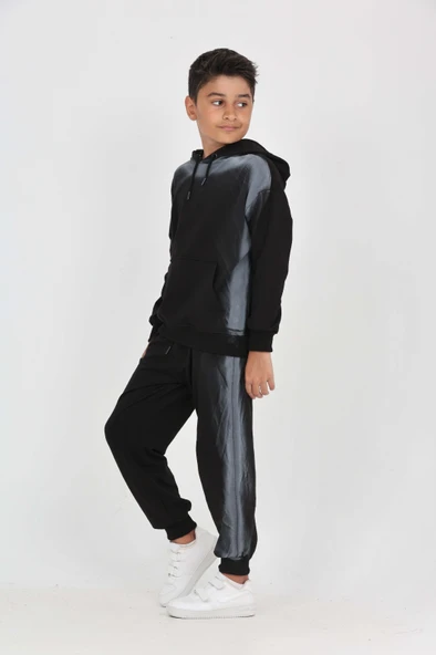 Toontoy Erkek Çocuk Saturday Baskılı Eşofman Takım - 6