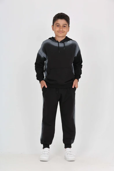 Toontoy Erkek Çocuk Saturday Baskılı Eşofman Takım - 7