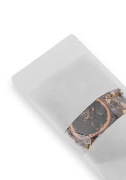 Beyaz Kraft Pencereli Doypack 25x34x12 cm (50 Adet) - Resim 4