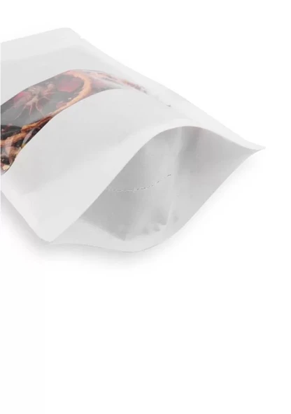 Beyaz Kraft Pencereli Doypack 25x34x12 cm (50 Adet) - Resim 5