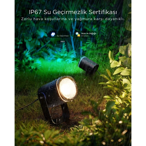 Govee RGBICWW Dış Mekan Spot Aydınlatma - 2'li Paket - Resim 3