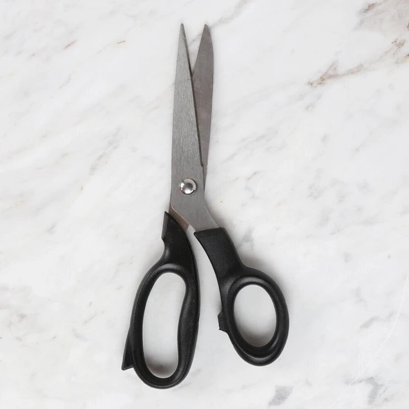 Loren Crafts Plastik Saplı Titanyum Makas Siyah LR - Resim 2