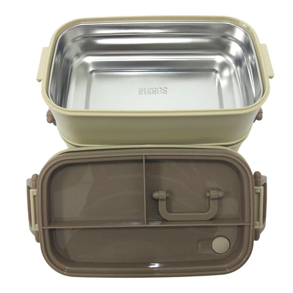 Cooker Çelik Hazneli İkili Taşıma-Saklama Kabı Yk1559 - 3