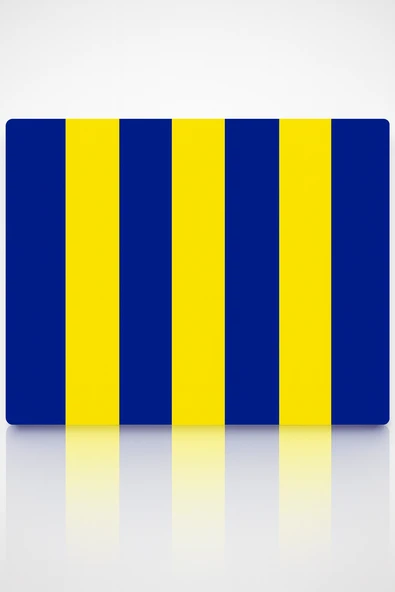 qasul Sarı Lacivert Mouse Pad Kaydırmaz Dikişli Mousepad - 3