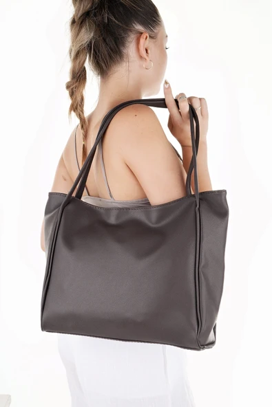 Muggo LEA Kadın Shopper El ve Omuz Çantası - 6