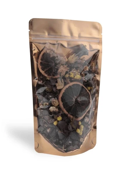 Gold Şeffaf Metalize Doypack 16x27x8 cm (50 Adet) - 2