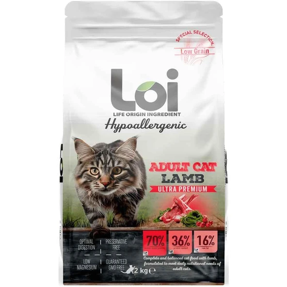 Loi Kuzulu Yetişkin Kedi Maması 2 Kg ürün görseli 1