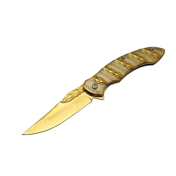 Metal Snake Çakı Gold Marka:Alaska Ürün Kodu: S-2074A GLD 21 CM ürün görseli