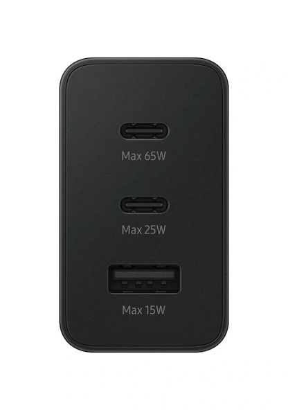 Samsung EP-T6530 65 W 3in1 Hızlı Şarj Adaptörü (Samsung Türkiye Garantili) - 3