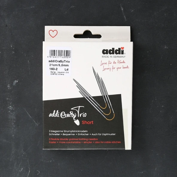 Addi CrasyTrio 3 lü 5 Mm 21 Cm Misinalı Çorap Şişi ürün görseli