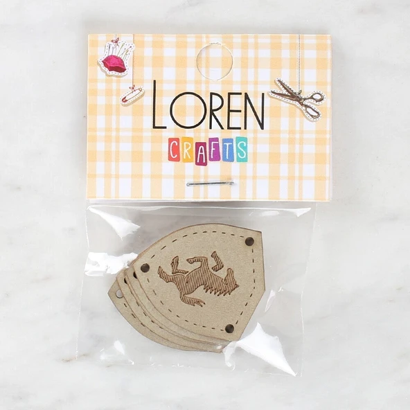 Loren Crafts Figürlü Deri Arma 5 Adet - 1582 - Resim 2