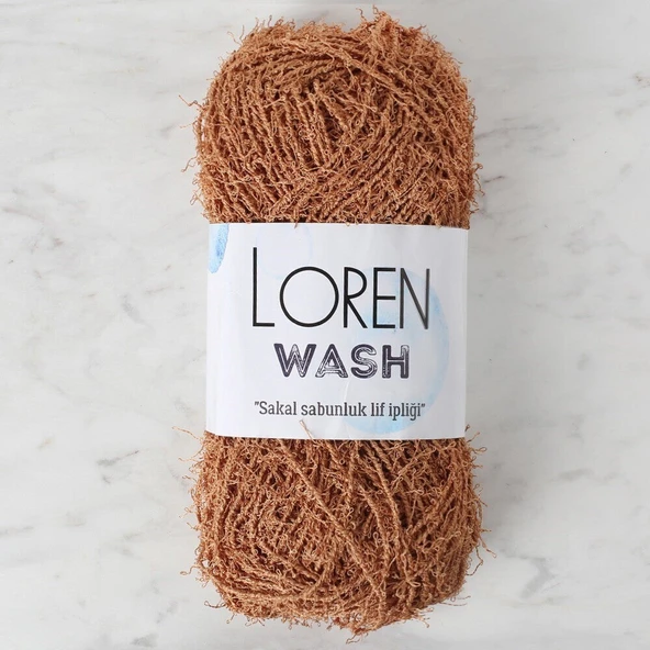 Loren Wash Kahverengi El Örgü İpi - R144 - 34035 ürün görseli