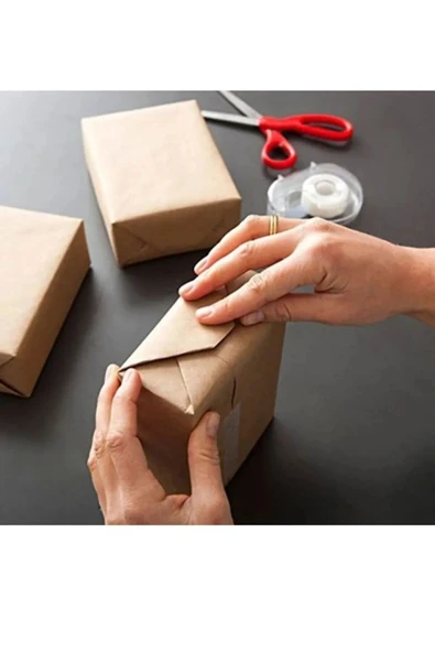 Enerji ambalaj Kraft Kağıt Rulo 50cm 20metre Ambalaj Ve Çeyiz Paketleme Kağıdı Çiçek Kağıdı - Resim 7