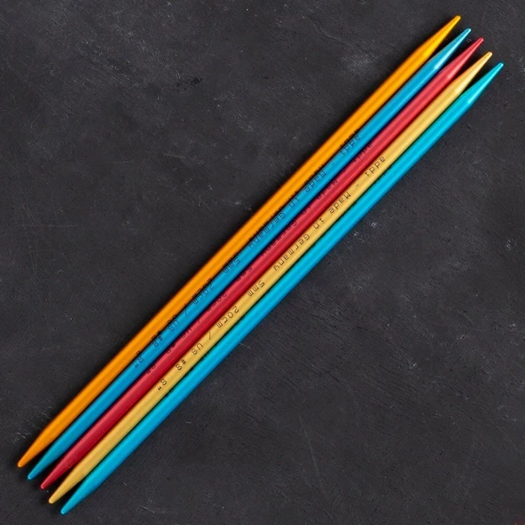 Addi Colibri 5mm 20cm Renkli Çorap Şişi - 204-7 - Resim 2