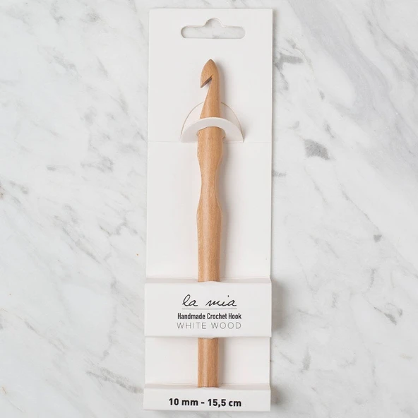La Mia Whitewood 10 mm 15.5 cm Ahşap Yün Tığ ürün görseli