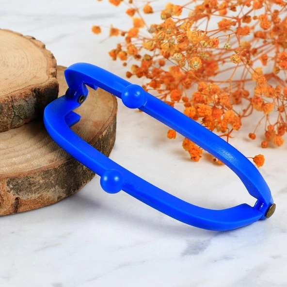 Loren Plastik Cüzdan Klipsi-Saks Mavi - Resim 3