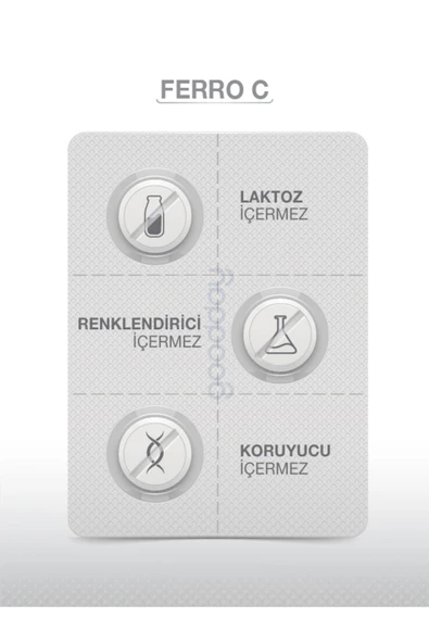 Goodday Ferro' C 17 Mg 60 Kapsül Takviye Edici Gıda - Resim 4